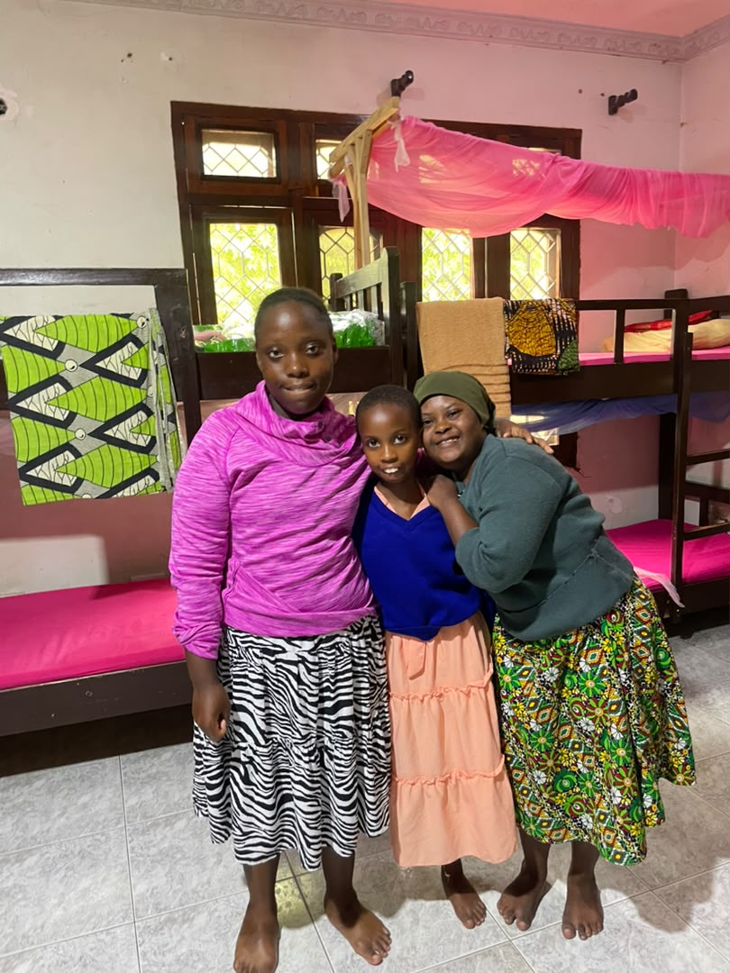 Students together at the residential centre